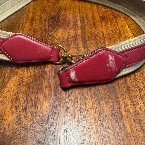 MCM Milla 2-way Red Leather Bag with shoulder strap and top handle - Picture 4 of 16